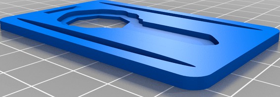 Single key card for wallet