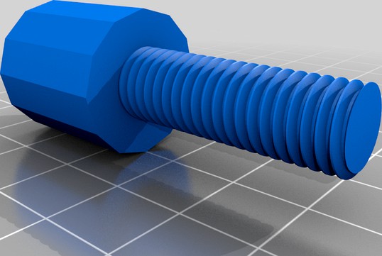 m10 x 30mm bolt with custom head