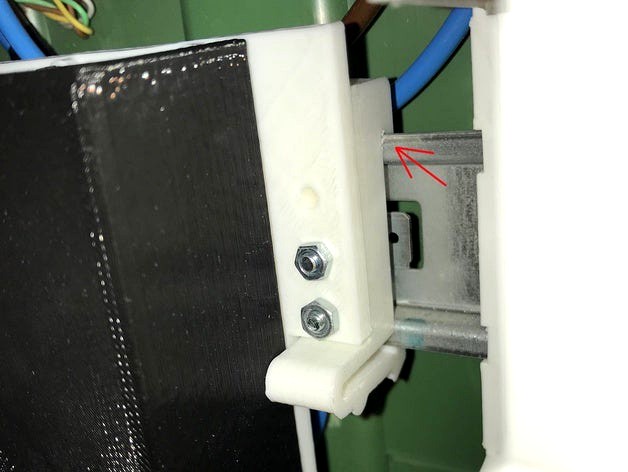DIN Rail mount improved fixation