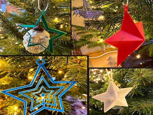 Christmas Stars - different types