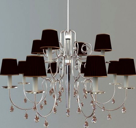 Detailed Photoreal Chandelier 3D Model