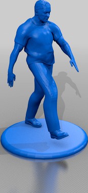 Male on stand walking HQ