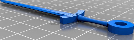 Excalibur From Fate as a Keychain