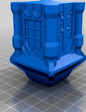 Vase Mode VMT Gothic Phone Booth for Tabletop Gaming