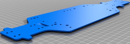 1:10 RC Mad Truck main frame