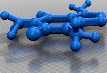 Caffeine molecule