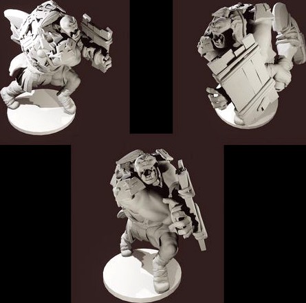 Ogre Chieftain (Detachable Weapons)