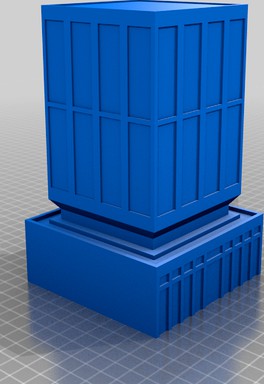 6mm (Epic/Battletech) Apartment Block