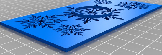 snowflake frame