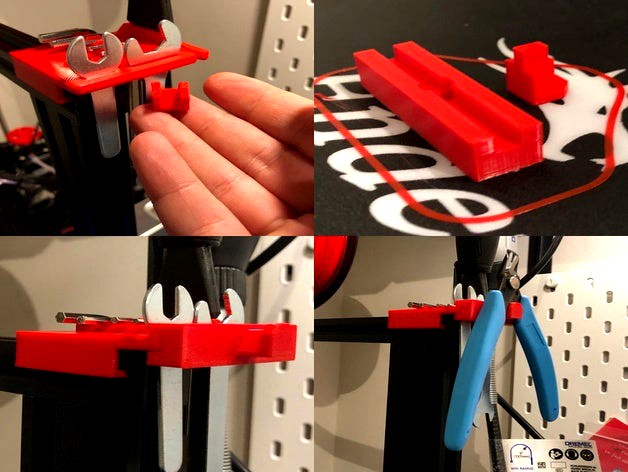 Fix for broken snips holder on "Ender 3 tool holder (No Extra Screws needed)"