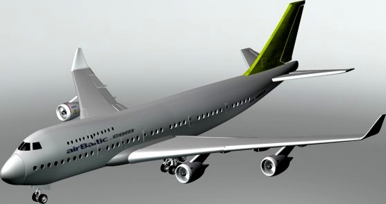 747 3D Model