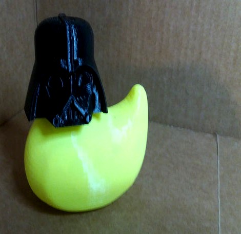 Duck Vader - Darth Vader rubber Ducky Combination