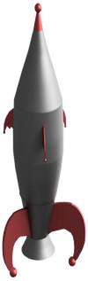 (LAUNCHABLE) Marvin the Martian Rocket(C6-5)
