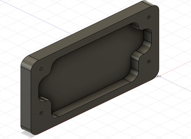 K-Ceptor mount plate (Chordata motion capture suit)