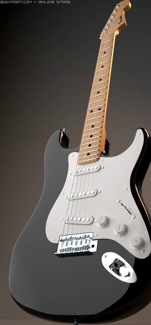 Fender Stratocaster Eric Clapton Edition 3D Model