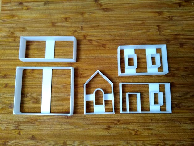 Mini Gingerbread house Cutter- Complete Compact file