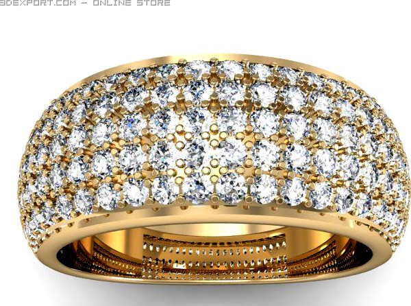 Wedding ring 3D Model