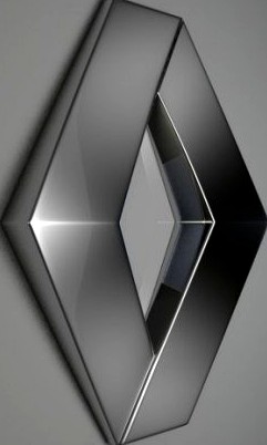 Renault Logo 3D Model