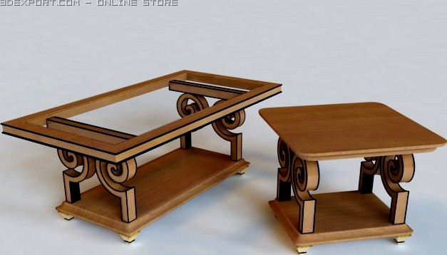 Tableset0300 3D Model