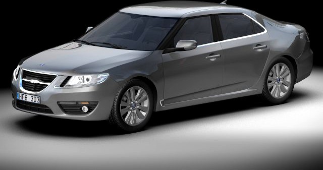 2010 Saab 95 Sedan 3D Model