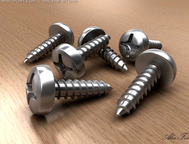 Screw 3D Model