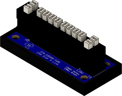 Insulating Backer for IFB-10008 CANstar 4-Drop CAN Networking Board