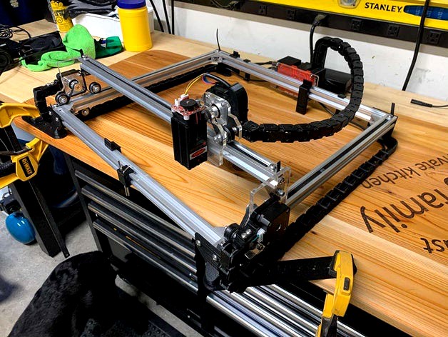 brock 2020 leg posts for 30x40 Laser Engraver CNC