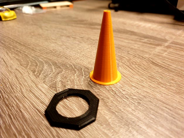 traffic cone 52 mm high