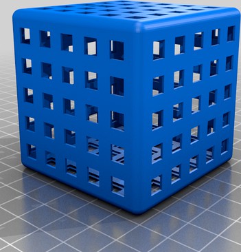 QCoo LED cube case / enclosure