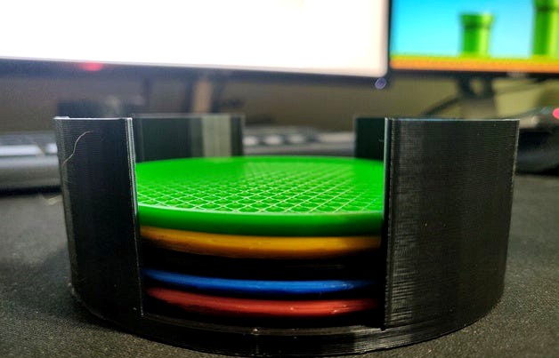 Holder for Infill Coaster by Jmdbcool