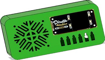 Speaker for Pimoroni Pirate Audio x Pi Zero W (Christmas Edition)