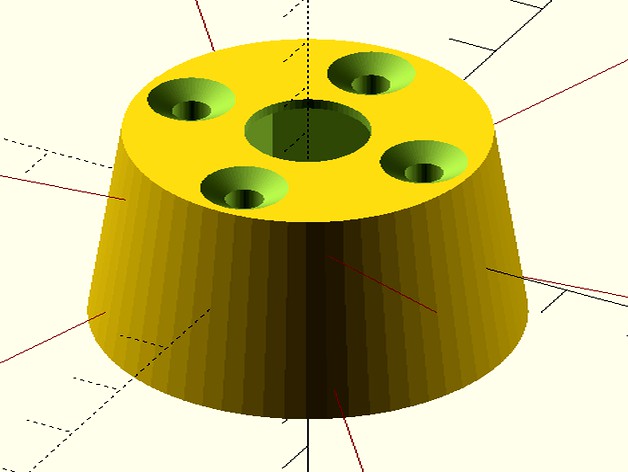 1/4" socket mounting tube