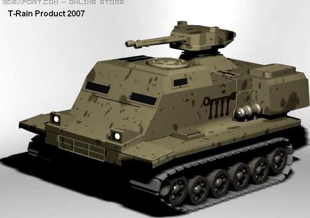 Tank BM 40 3D Model