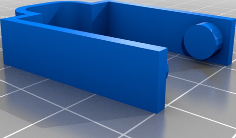 Global Industrial Workbench Riser Cable Management 3d model