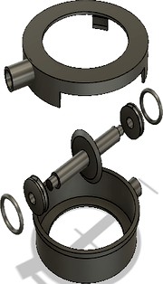 conic tracer (with o-rings)