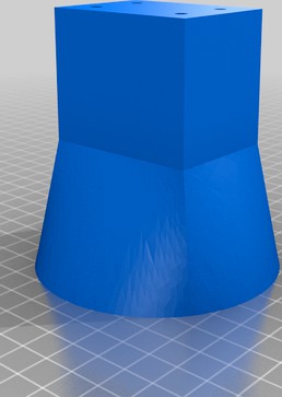 anti-vibration feet on the printer