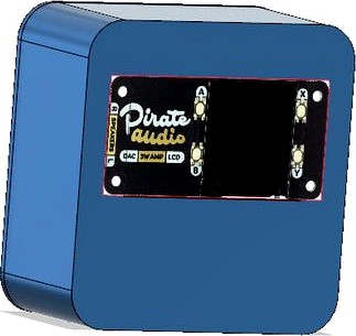 Amplifier for Pimoroni Pirate Audio x Pi Zero W