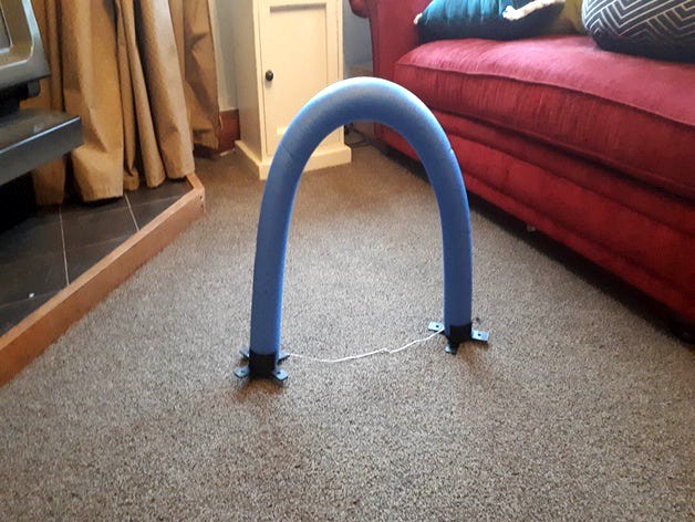 DIY Drone Racing Gate Pool Noodle Mount