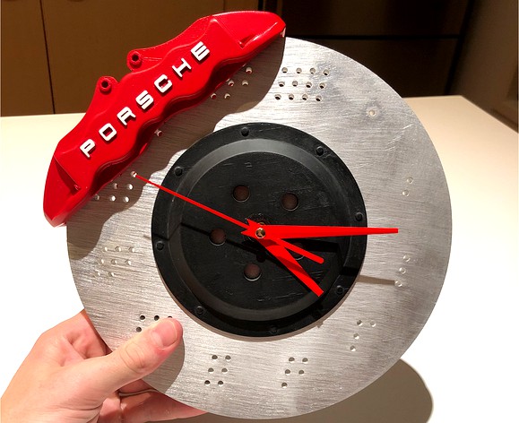 Porsche Brake Disc Clock Face