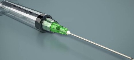 Syringe with needle 3D Model