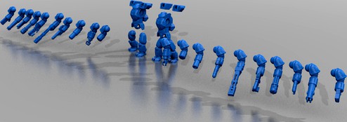 elemental-28mm Scale. Split for Poseability