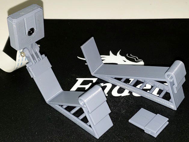 Parameterized modular Raspberry Pi camera mount for Ender 3