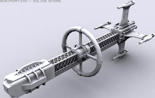 Exploration SpaceCraft 3D Model