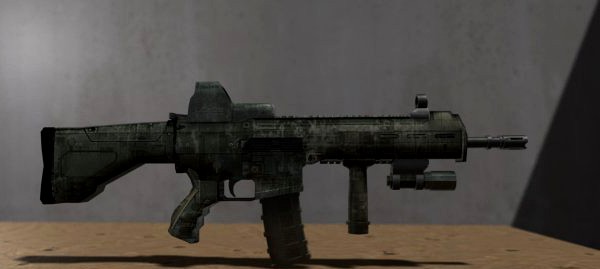 Future weapon SCAR 2032 animated 3D Model