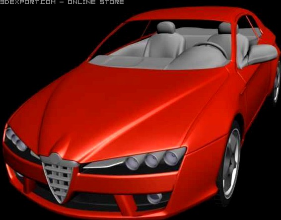 Alfa brera 3D Model