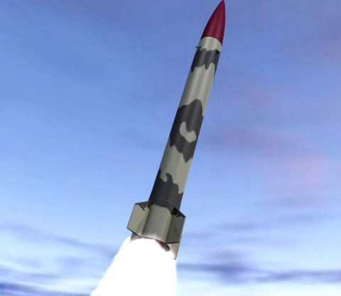 Pakistan HatfII SRBM Missile 3D Model