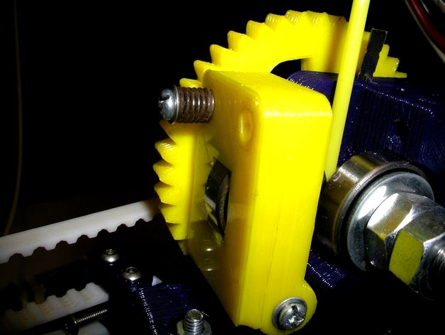 Greg's Hinged Accessible Extruder by GregFrost