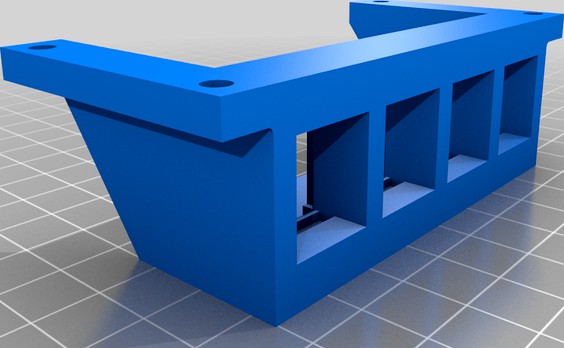Vertical keystone patch panel