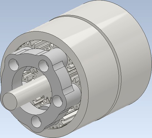 ~600:1 planetary gearbox