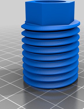 BARREL SCREW ON ADAPTOR ( 15.5mm inner diameter suitable for CF Barrels )